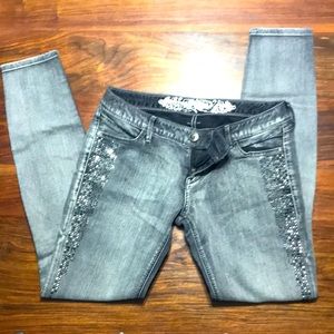 Low Rise Express Gray Denim